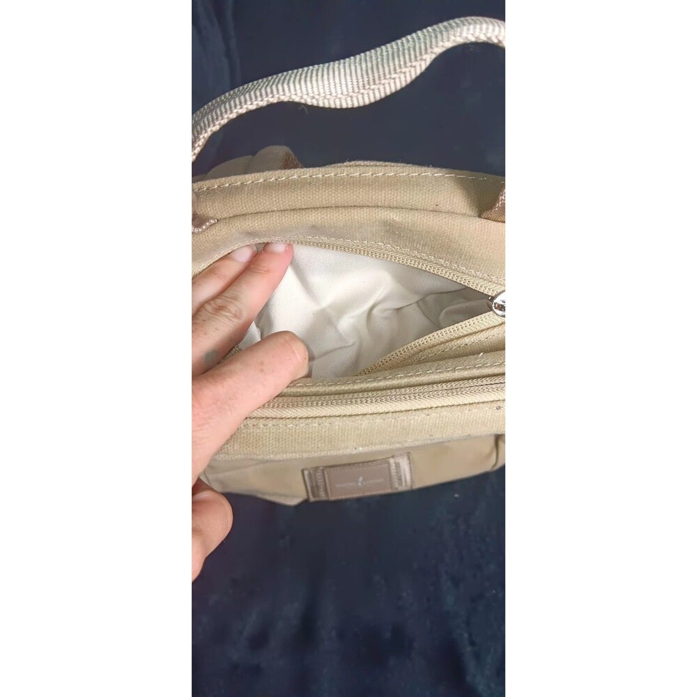 Young Living Essential Oils Convention Backpack Tan Canvas Commuter Laptop Bag - Picture 11 of 14